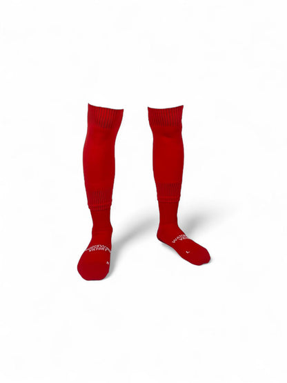 RED TUBULAR SOCKS