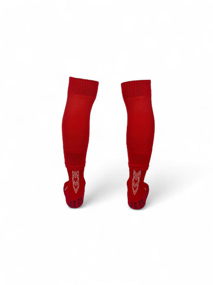 RED TUBULAR SOCKS
