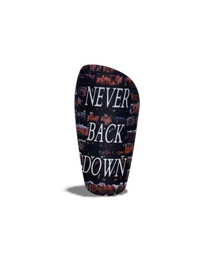 PRO SLIM XS ''NEVER BACK DOWN'' MODEL SHIN GUARDS