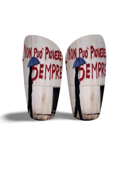 SHIN GUARDS MODEL PRO SLIM XS ''IT CAN'T RAIN FOREVER''