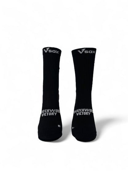 VSOX “VICTORY” GRIP SOCKS BLACK