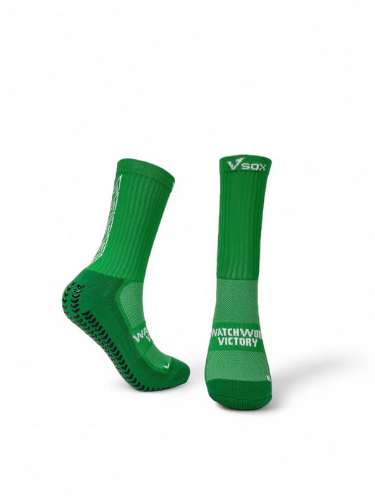 VSOX “VICTORY” GREEN GRIP SOCKS