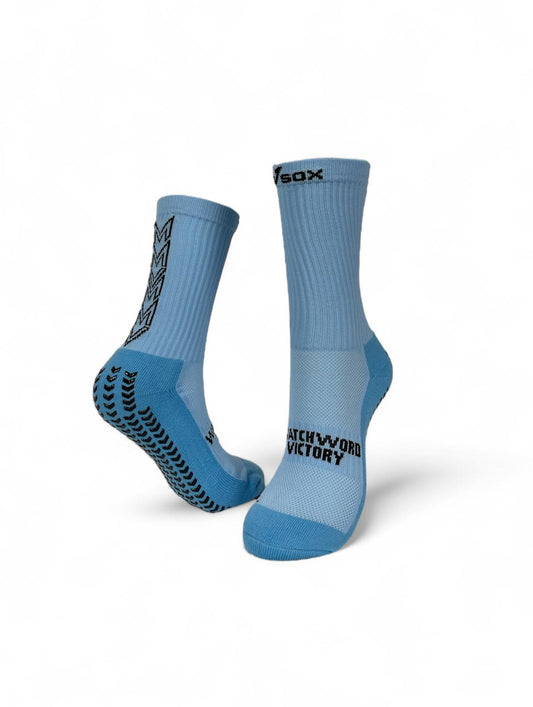 VSOX “VICTORY” GRIP SOCKS BLUE