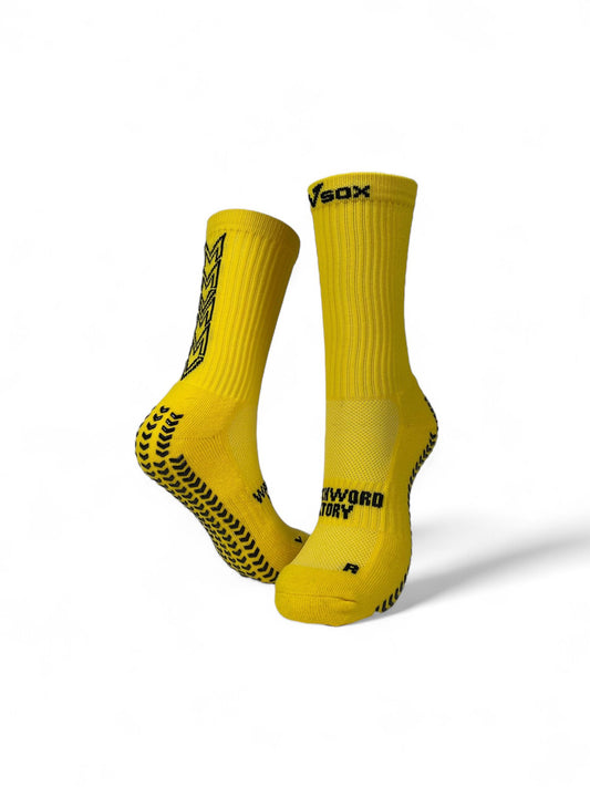 VSOX “VICTORY” YELLOW GRIP SOCKS