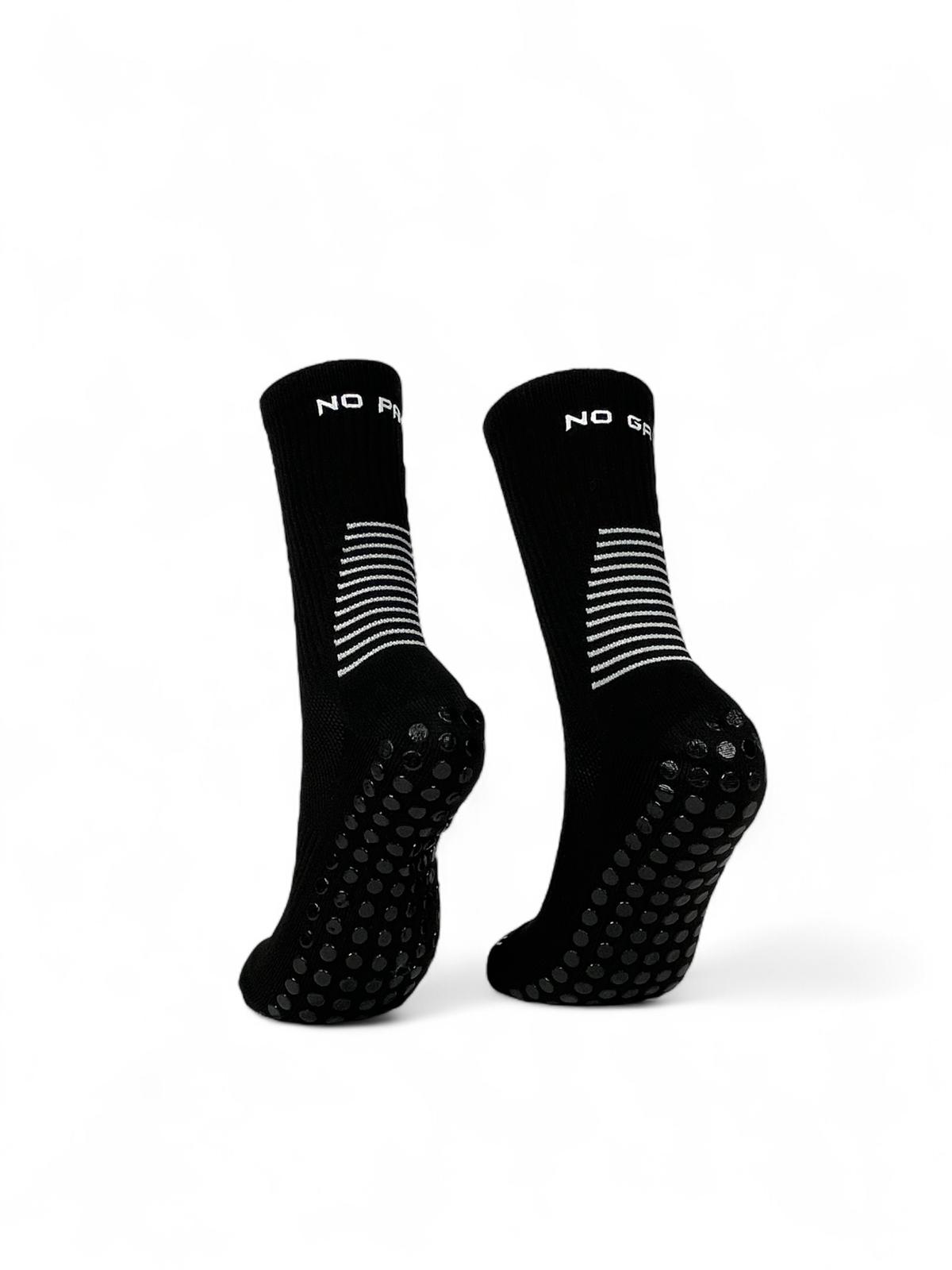 VSOX “NO PAIN NO GAIN” GRIP SOCKS BLACK