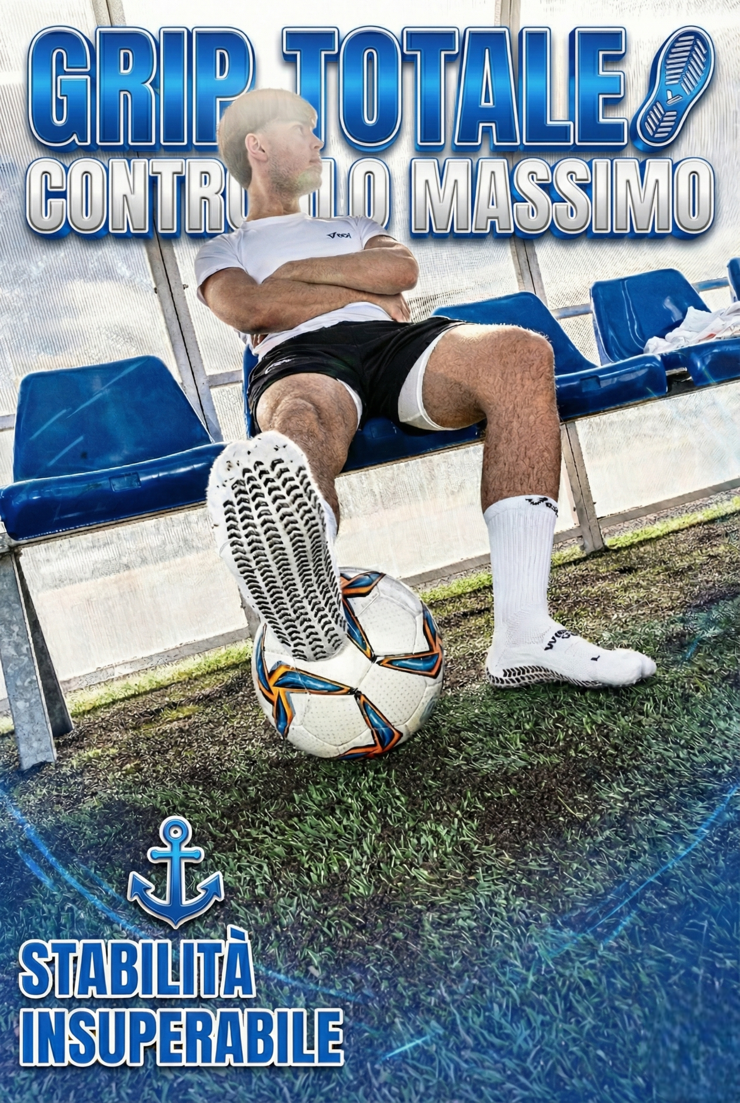 CALZE GRIP VSOX “VICTORY” BIANCHE