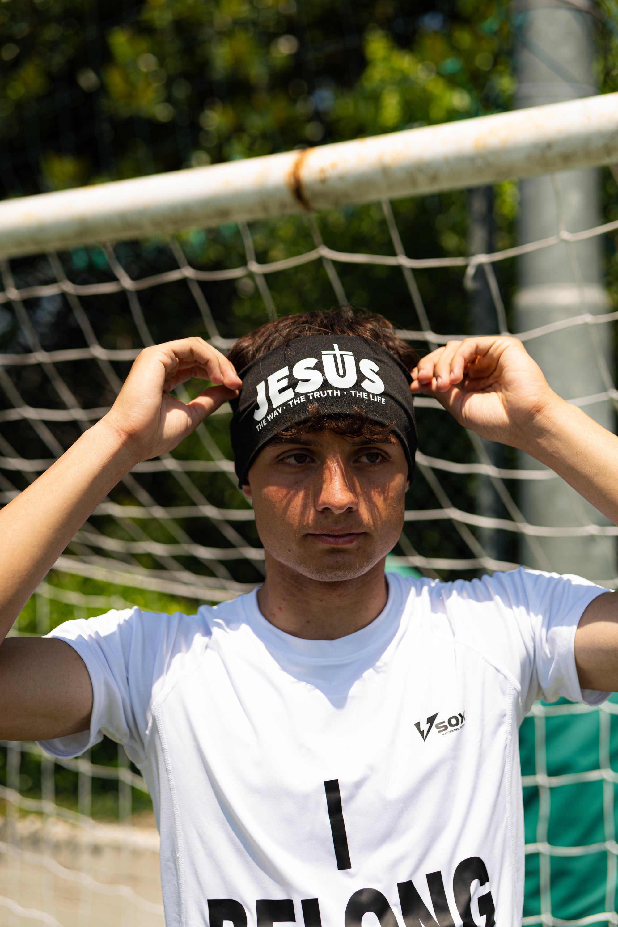 FASCIA PER CAPELLI MODELLO "JESUS"
