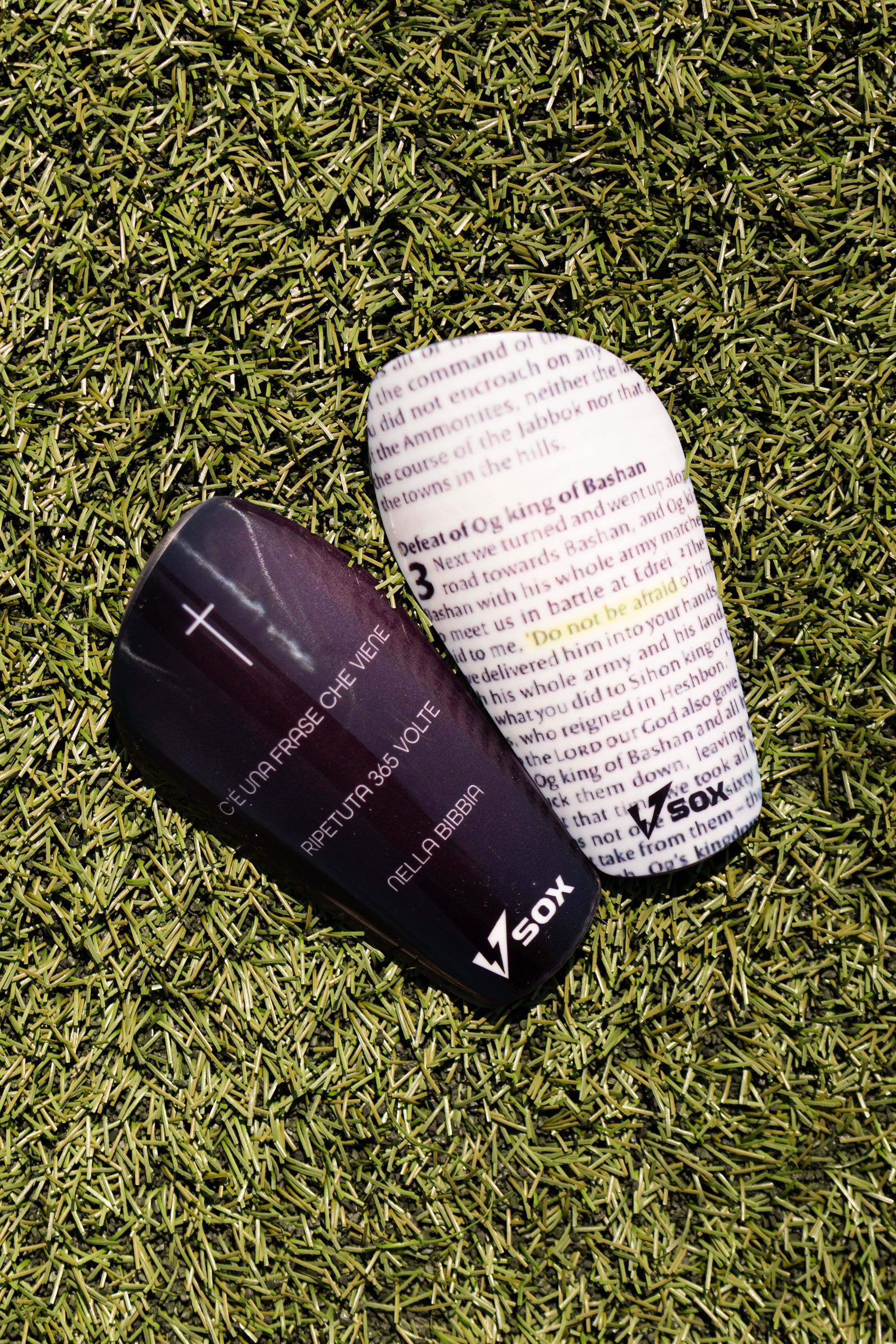 SHIN GUARDS "DON'T BE AFRAID"