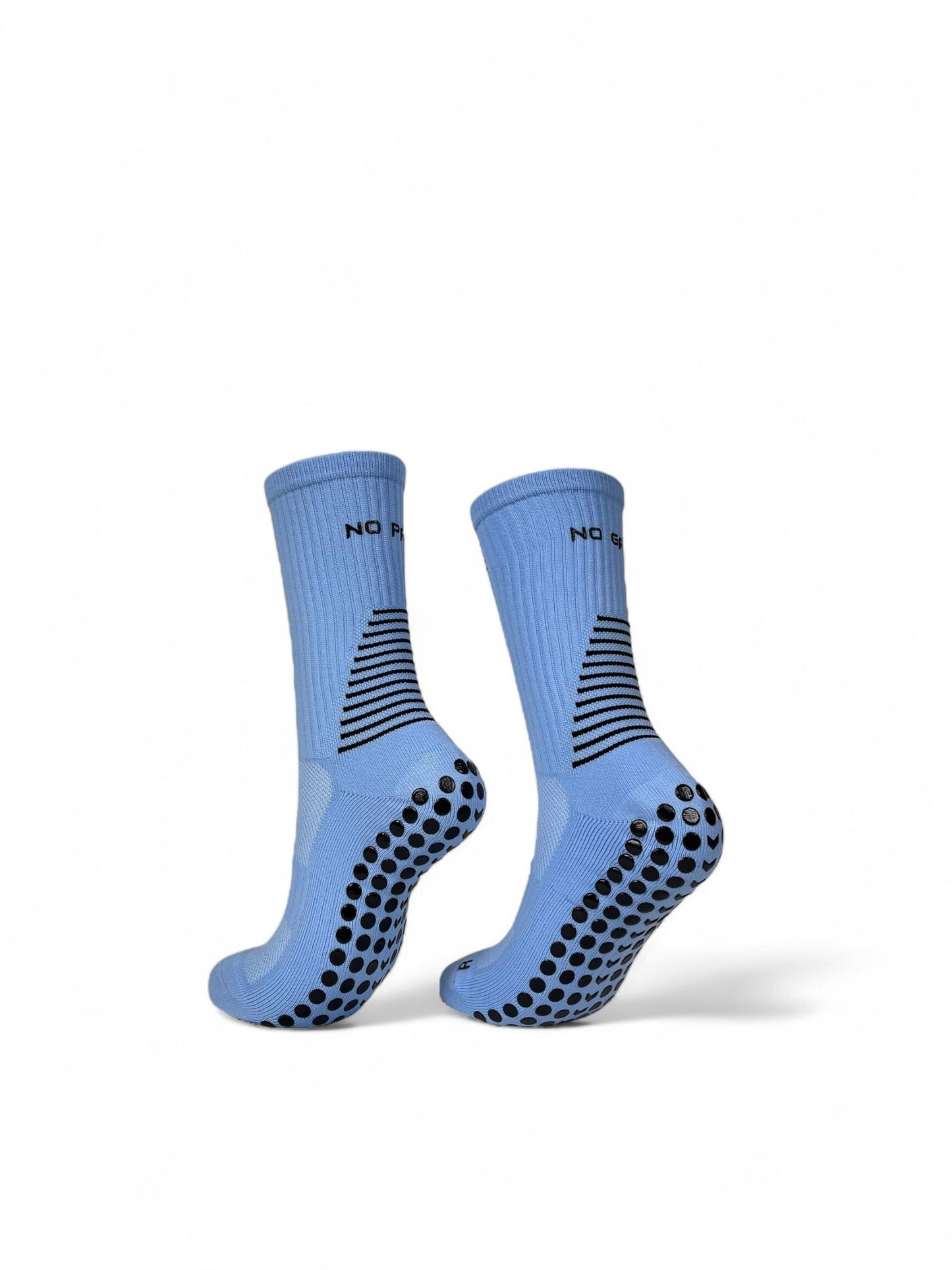VSOX “NO PAIN NO GAIN” GRIP SOCKS BLUE