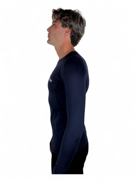 DARK BLUE LONG SLEEVE THERMAL SHIRT