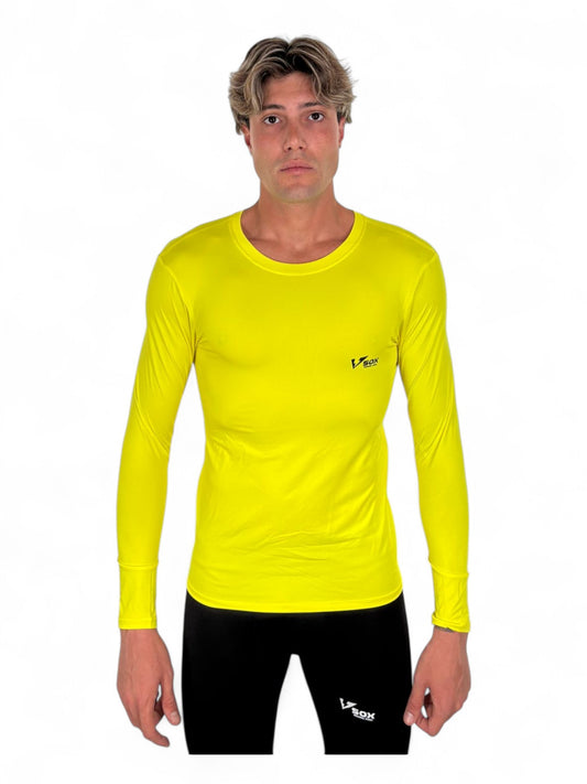 YELLOW LONG SLEEVE THERMAL SHIRT