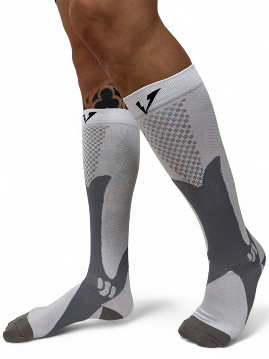 WHITE RECOVERY SOCKS 