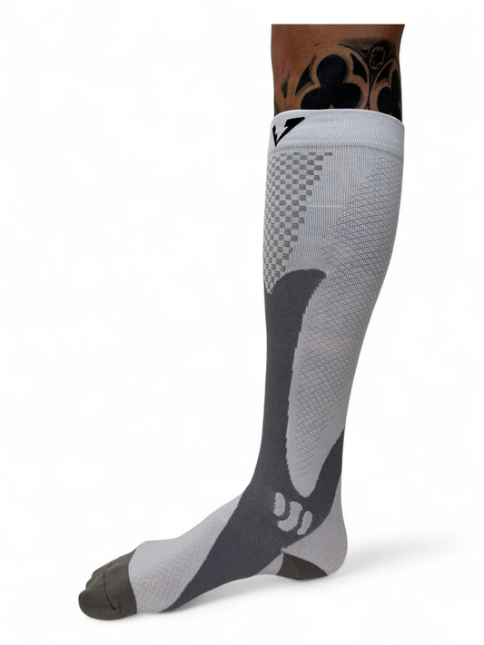 WHITE RECOVERY SOCKS 