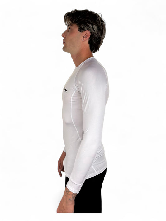 WHITE LONG SLEEVE THERMAL SHIRT