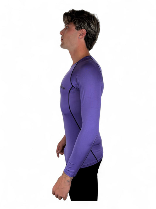PURPLE LONG SLEEVE THERMAL SHIRT