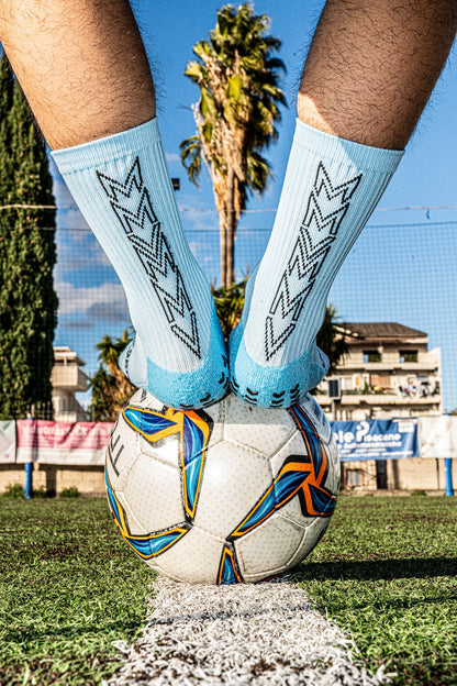 CALZE GRIP VSOX “VICTORY” AZZURRO
