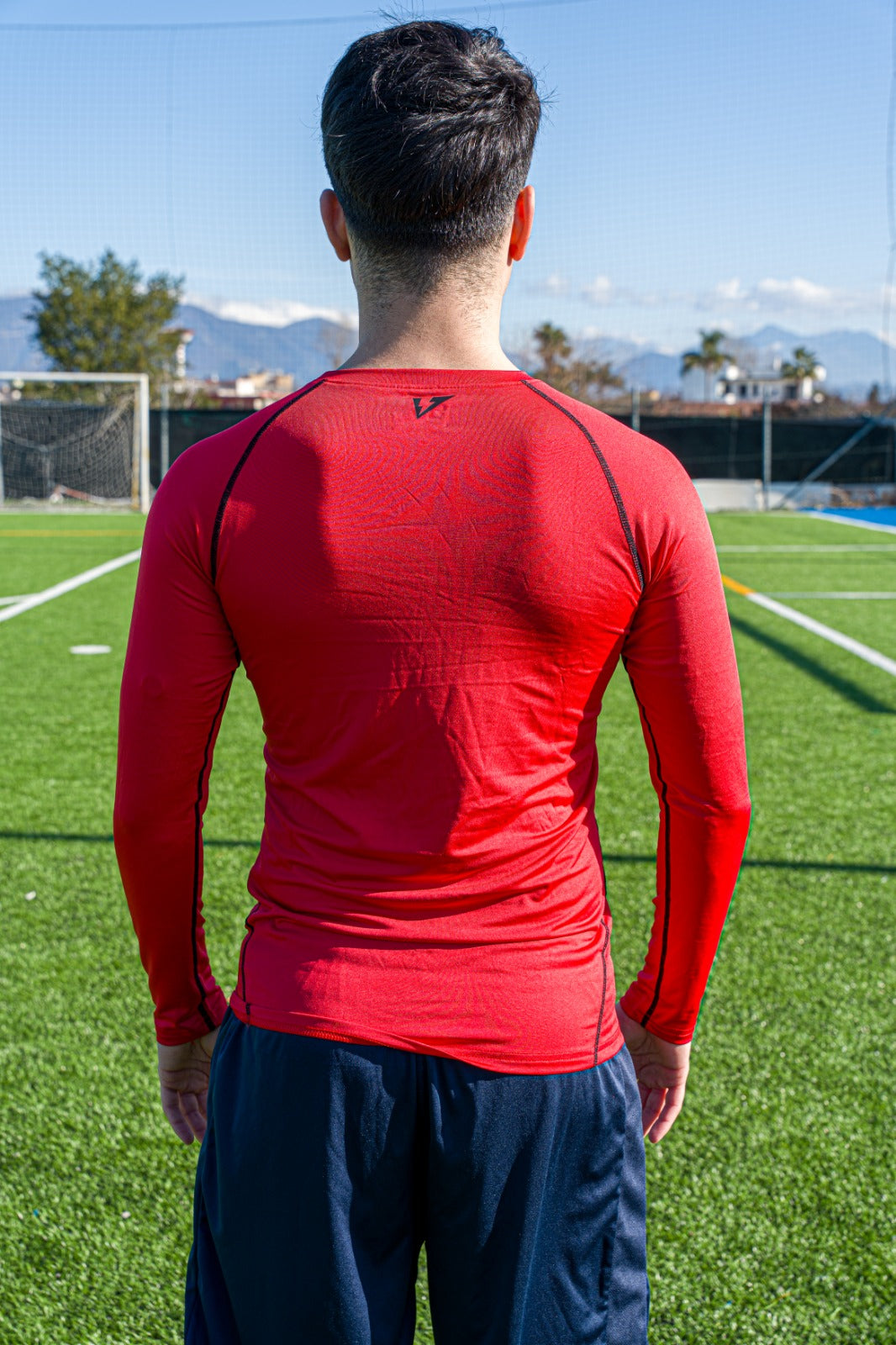 MAGLIA TERMICA MANICA LUNGA ROSSA