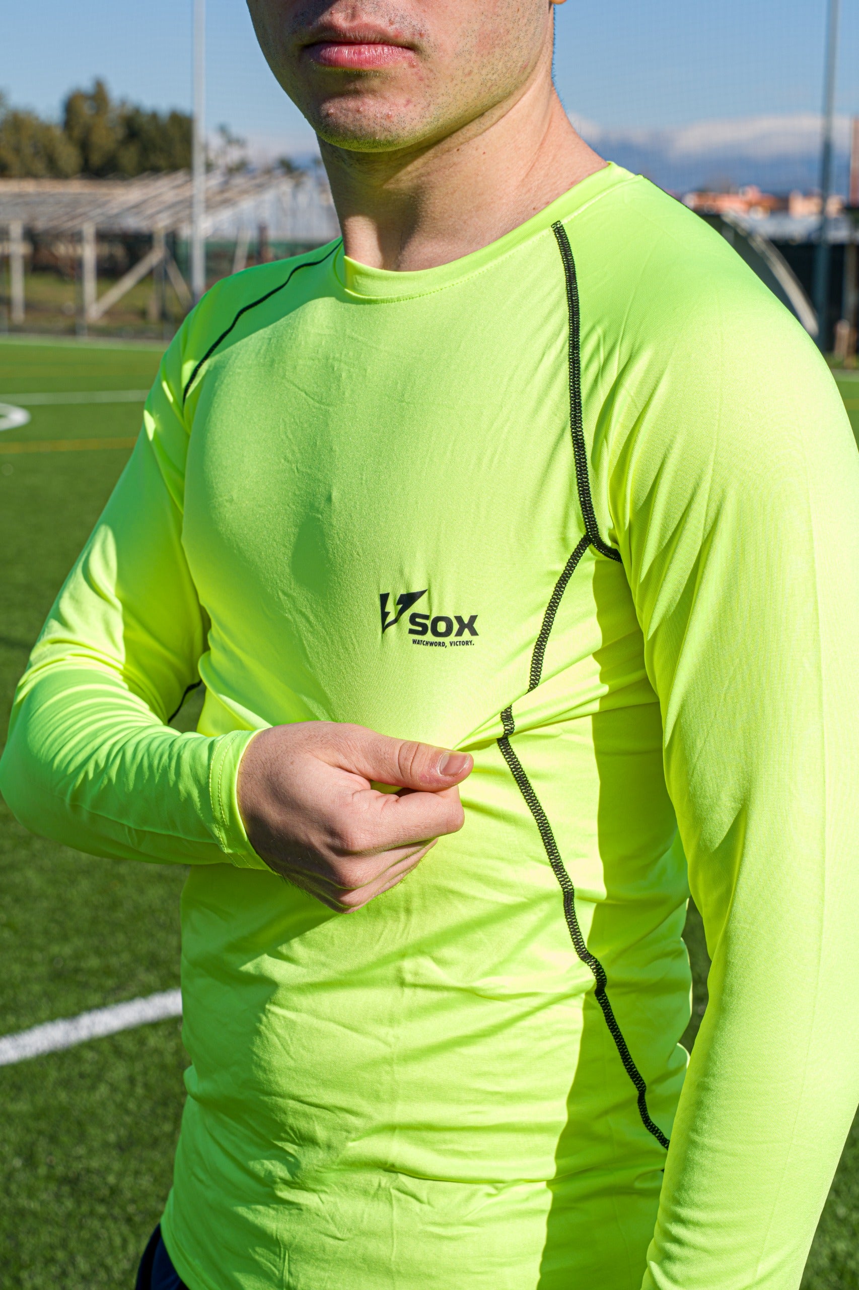 MAGLIA TERMICA GIALLO FLUO