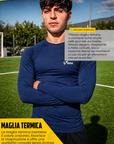 MAGLIA TERMICA MANICA LUNGA  BLU SCURO