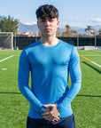 MAGLIA TERMICA MANICA LUNGA AZZURRA