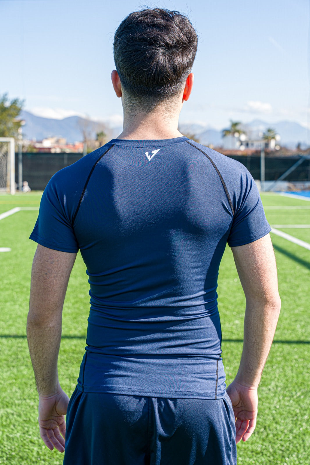 MAGLIA TERMICA MANICA CORTA BLU SCURO