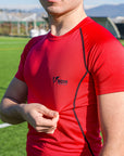 MAGLIA TERMICA MANICA CORTA ROSSA