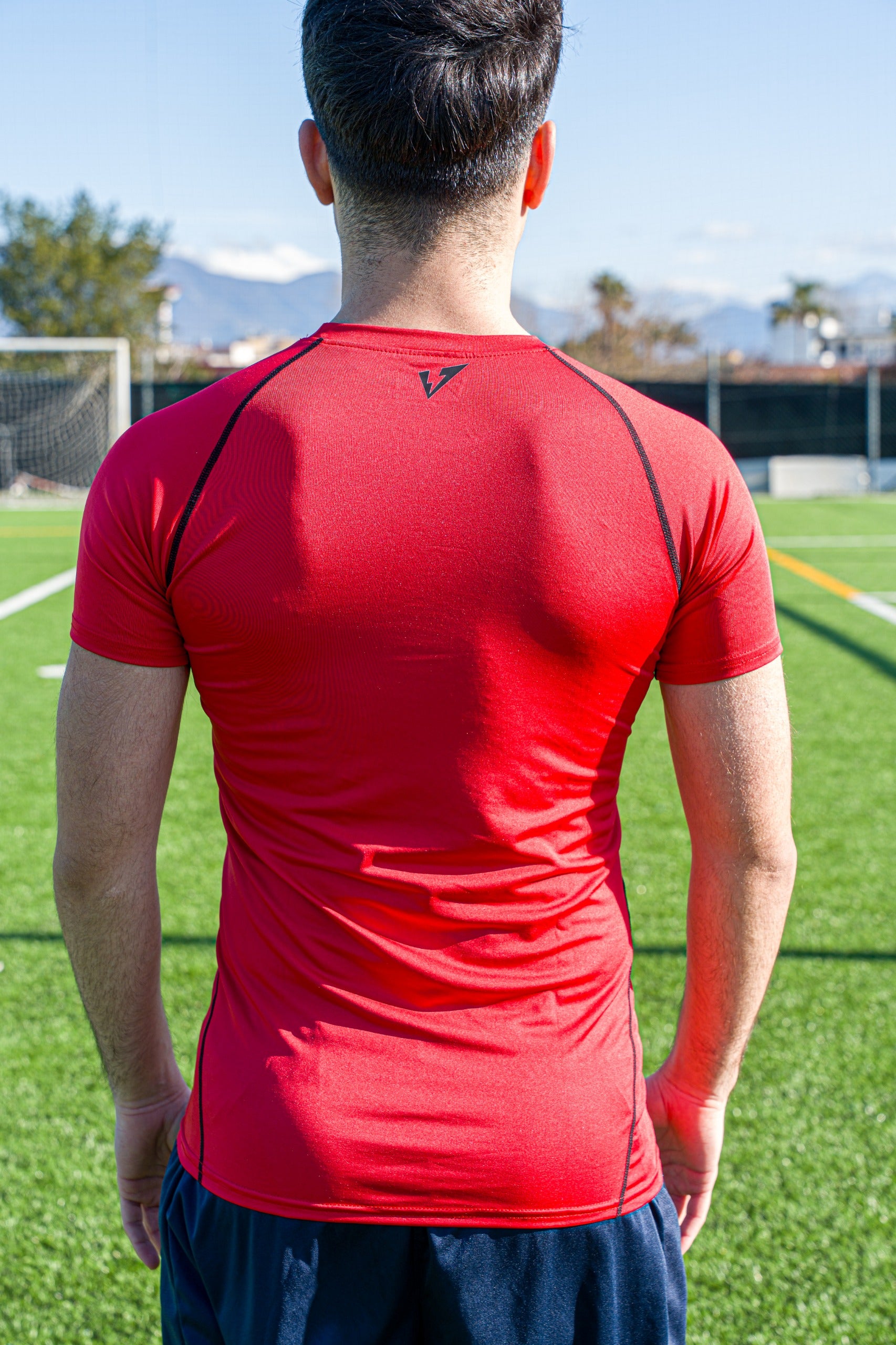 MAGLIA TERMICA MANICA CORTA ROSSA
