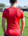 MAGLIA TERMICA MANICA CORTA ROSSA