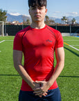 MAGLIA TERMICA MANICA CORTA ROSSA