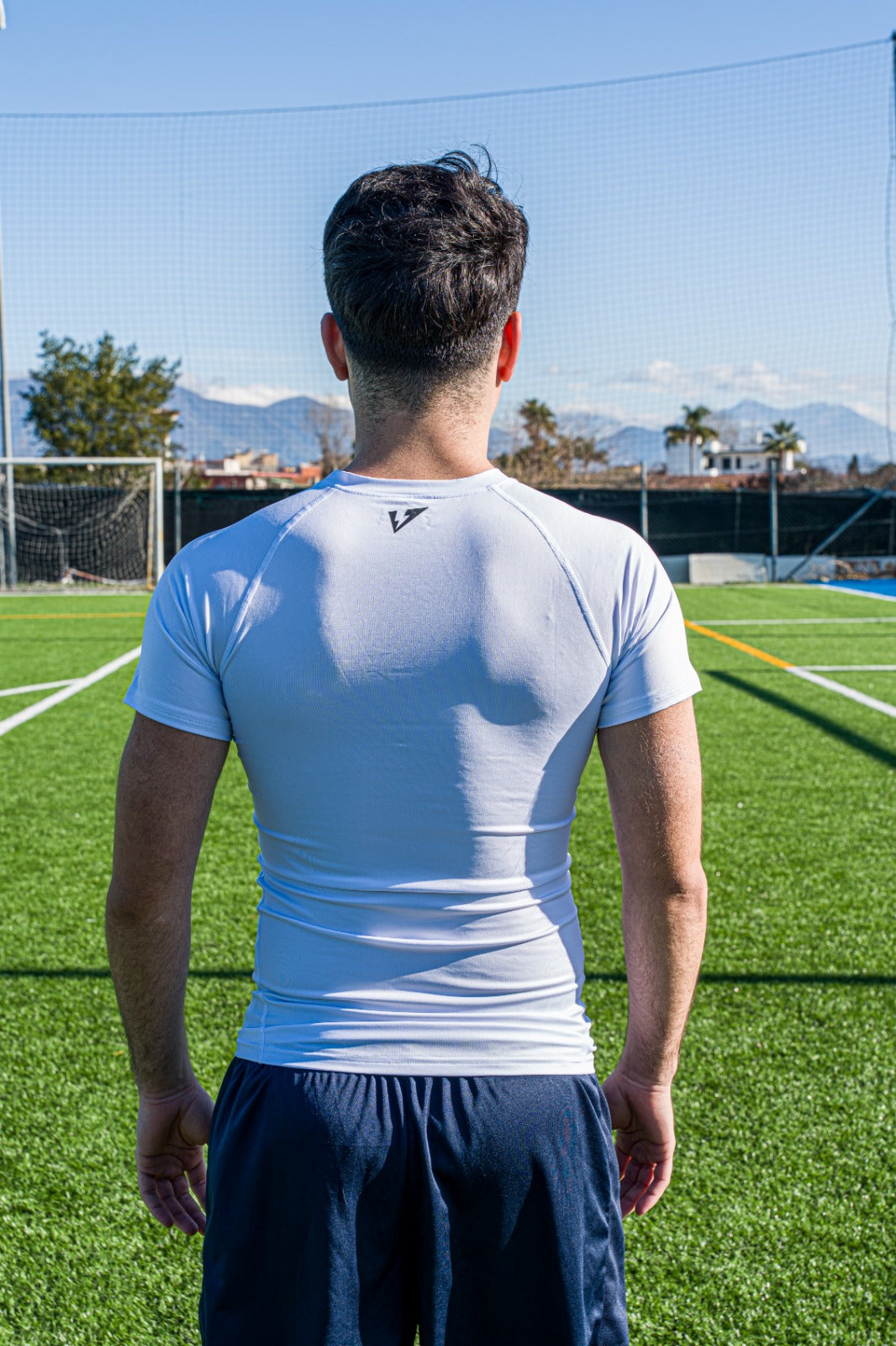 WHITE SHORT SLEEVE THERMAL SHIRT