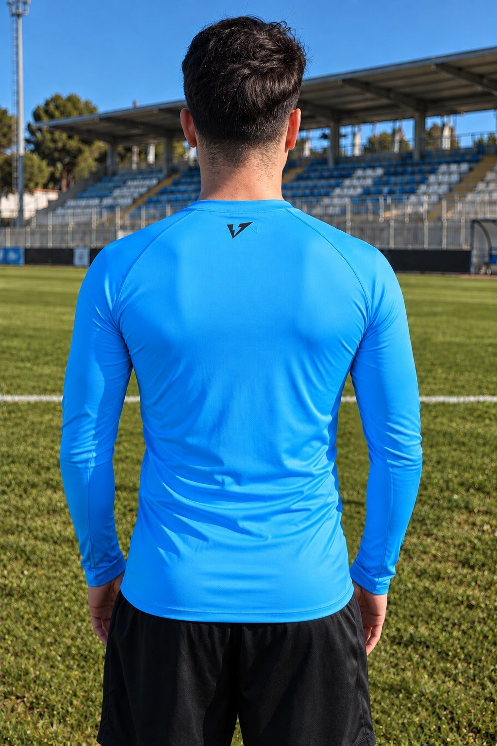 MAGLIA TERMICA MANICA LUNGA AZZURRA