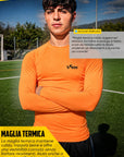 MAGLIA TERMICA MANICA LUNGA ARANCIONE