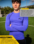 MAGLIA TERMICA MANICA LUNGA VIOLA
