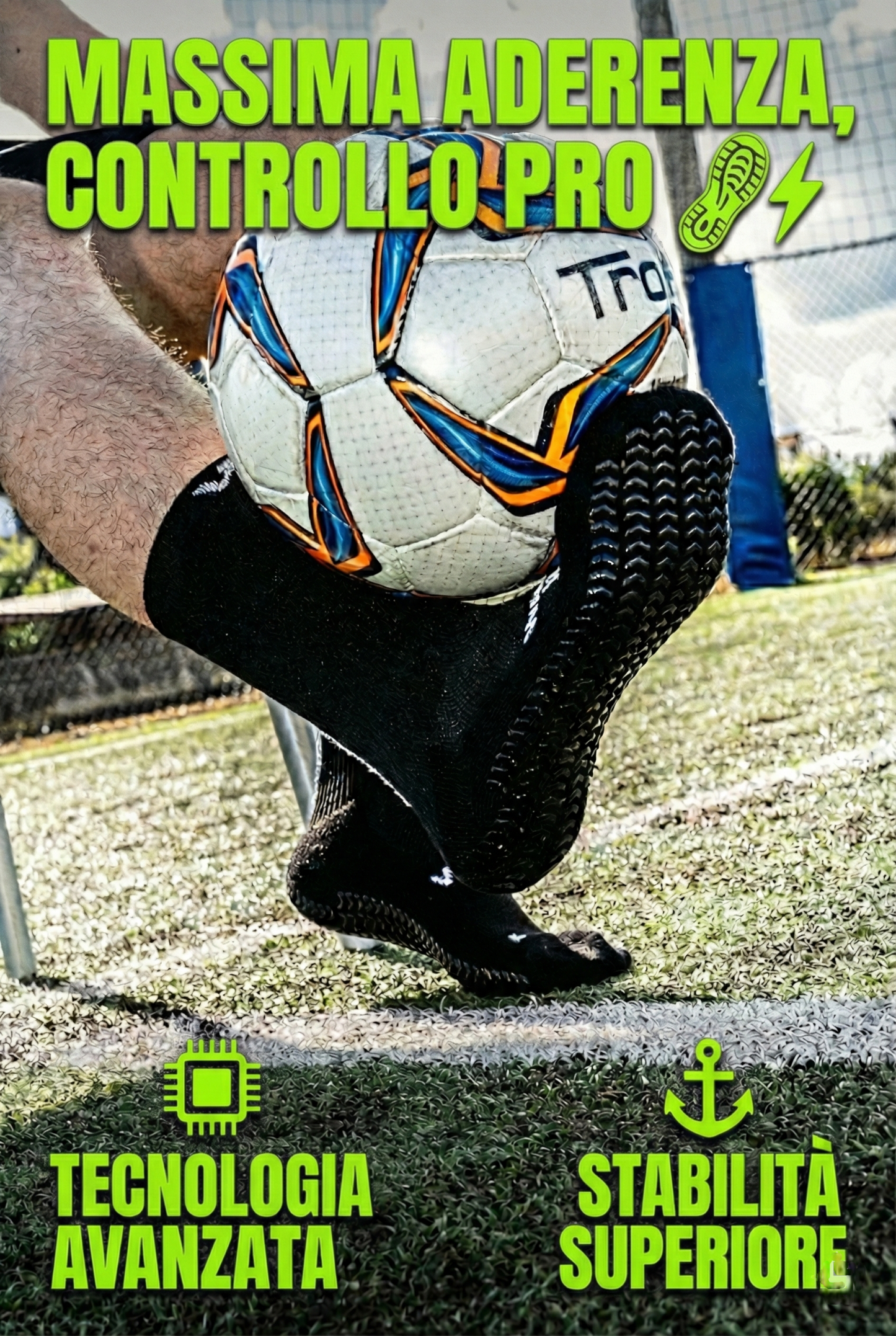 CALZE GRIP VSOX “VICTORY” NERE