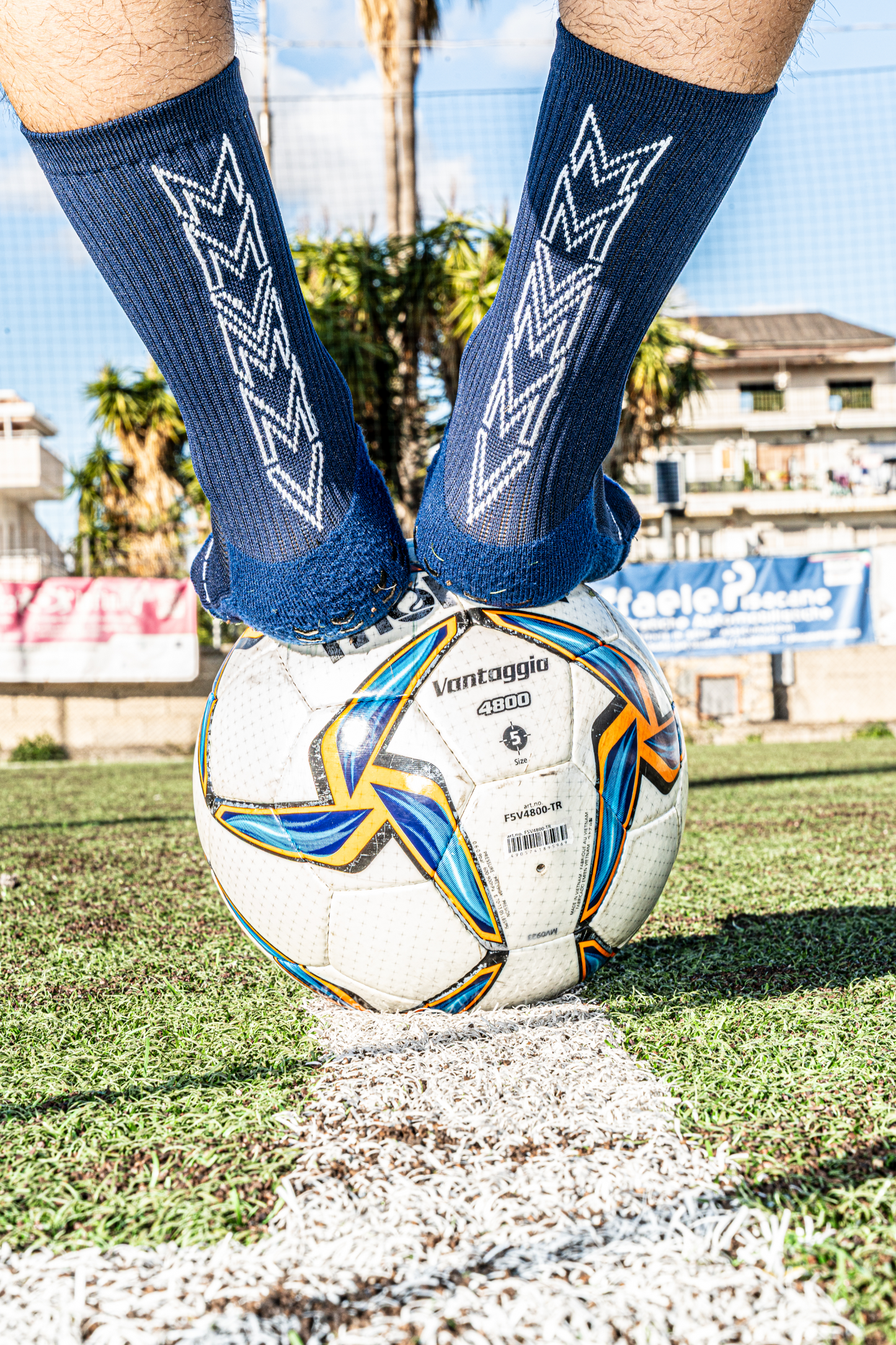 CALZE GRIP VSOX “VICTORY” BLU SCURO