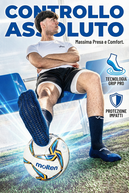 CALZE GRIP VSOX “VICTORY” BLU SCURO