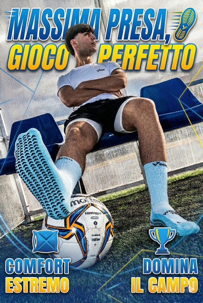 CALZE GRIP VSOX “VICTORY” AZZURRO