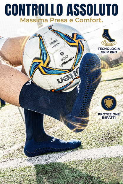 CALZE GRIP VSOX “VICTORY” BLU SCURO