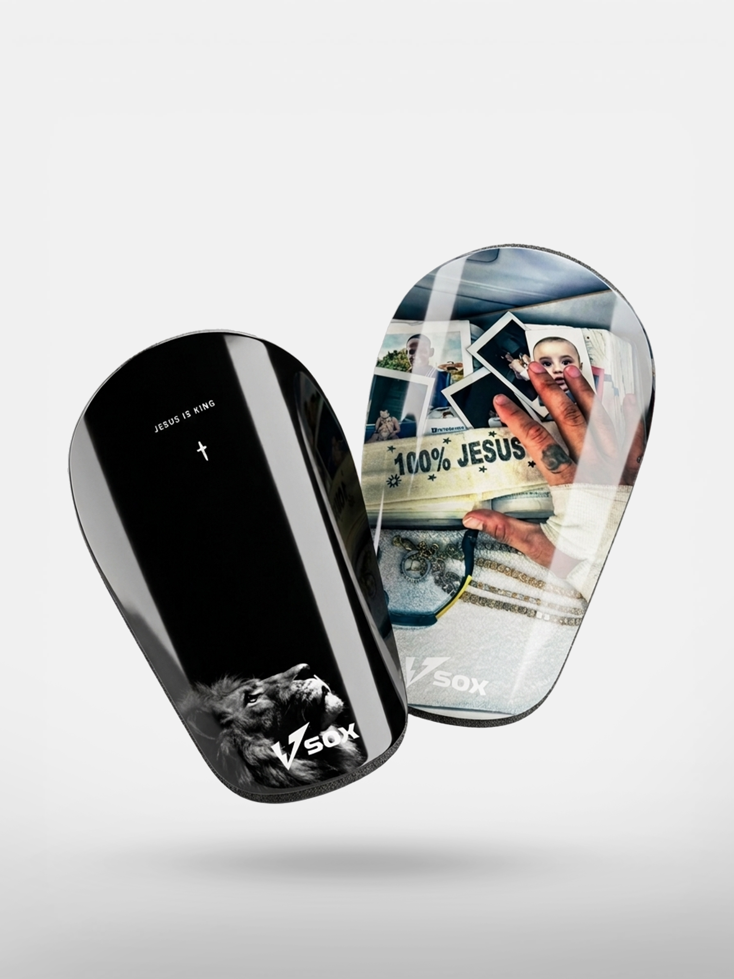 SHIN GUARDS "DON'T BE AFRAID"