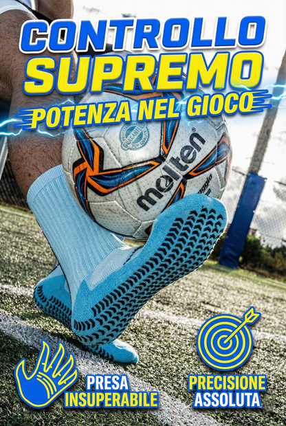 CALZE GRIP VSOX “VICTORY” AZZURRO