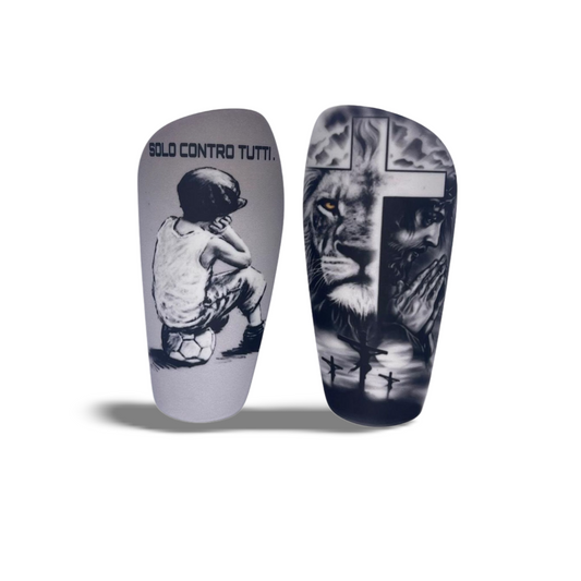 SHIN GUARDS PRO SLIM MODEL ''ONLY AGAINST ALL''