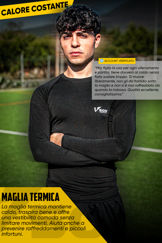 MAGLIA TERMICA MANICA LUNGA NERA