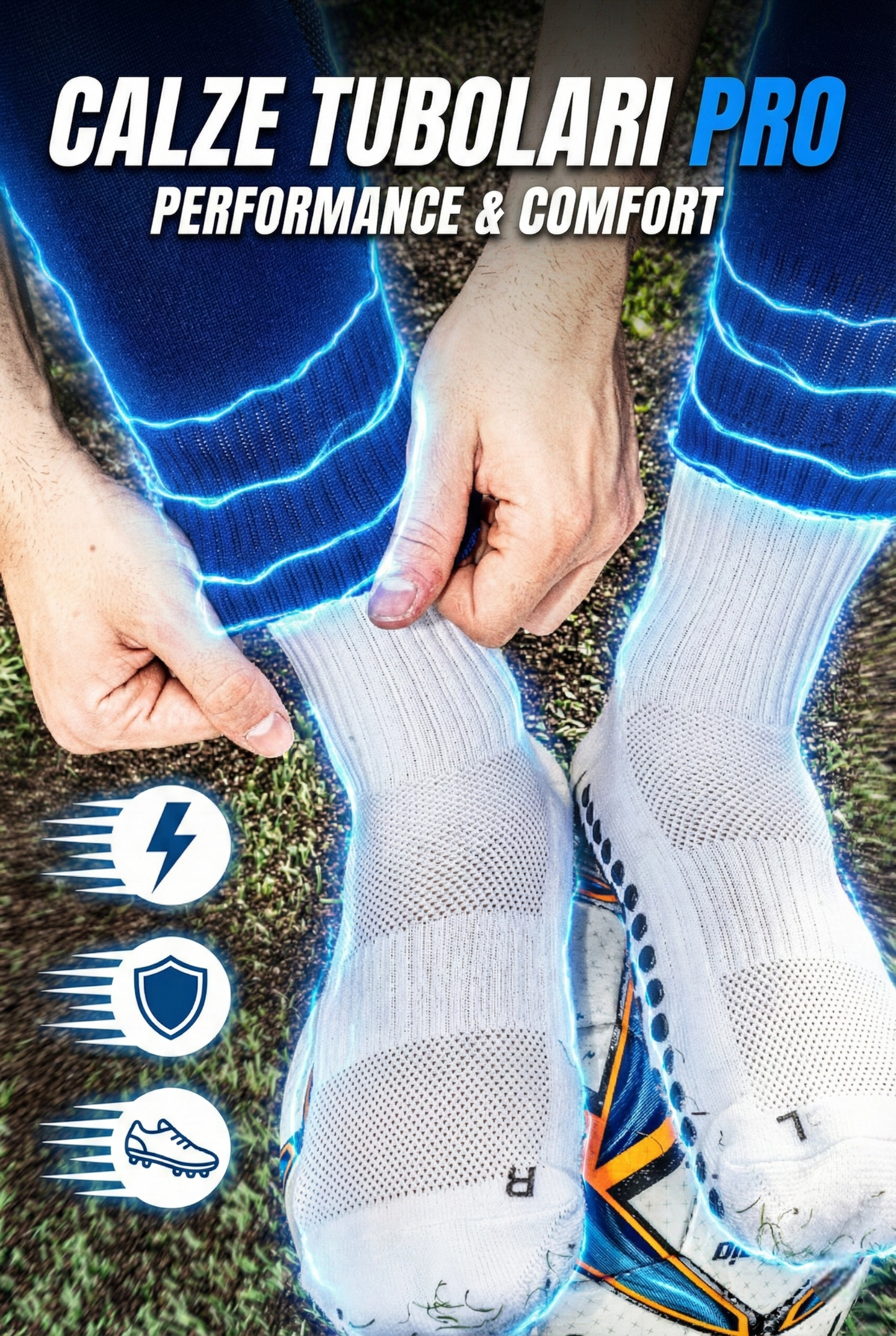 CALZE TUBOLARI BLU SCURO