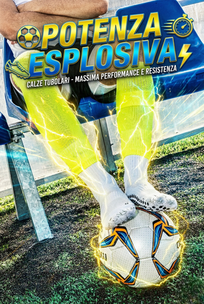 CALZE TUBOLARI GIALLO FLUO